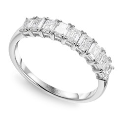 Pierścionek obrączkowy z diamentami laboratoryjnymi (R100542 W LGD): 13 - zdjęcie: 2