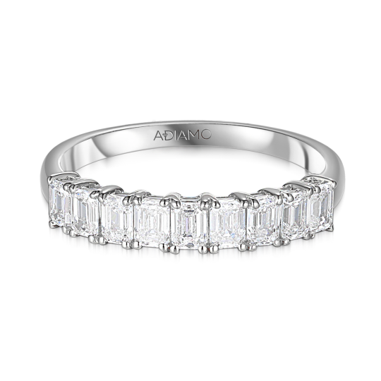 Pierścionek obrączkowy z diamentami laboratoryjnymi (R100542 W LGD): 13