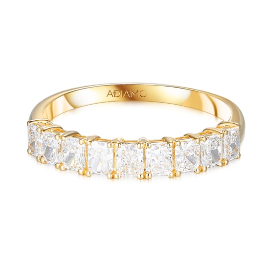 Pierścionek obrączkowy z diamentami laboratoryjnymi (R100542 Y LGD) : 10