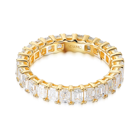 Pierścionek obrączkowy z diamentami laboratoryjnymi (R100544 Y LGD): 10