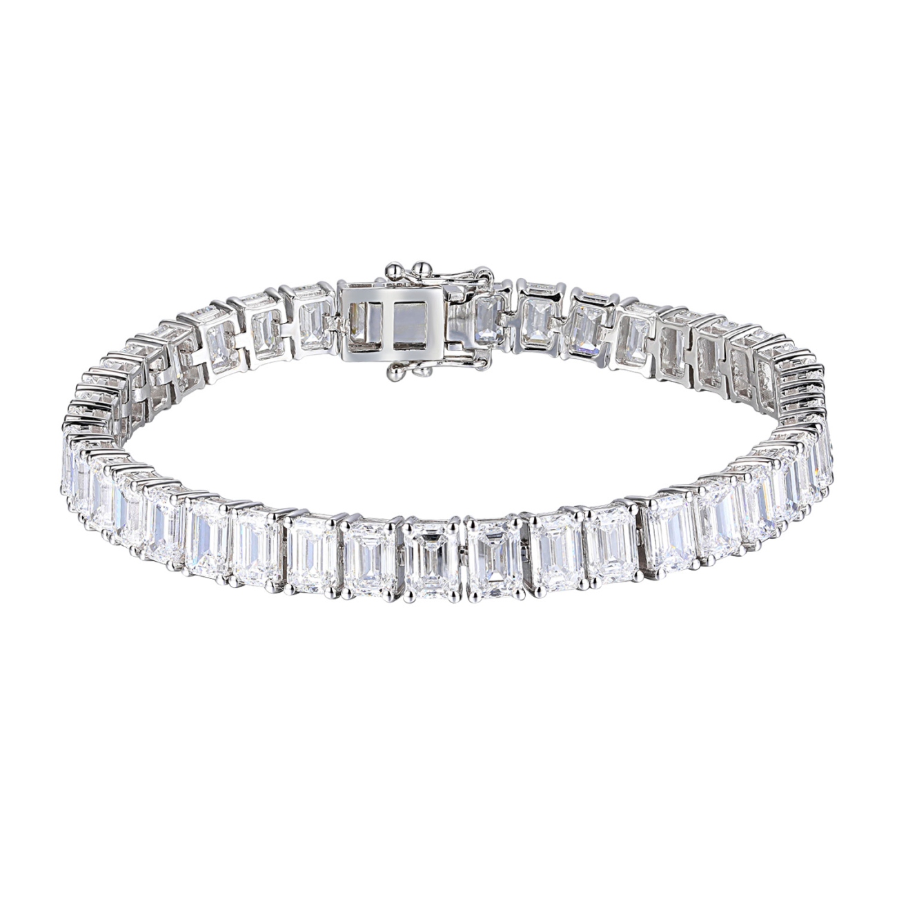 Bransoletka tenisowa z diamentami laboratoryjnymi (B09507 21,4ct W LGD)