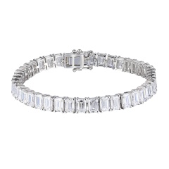 Bransoletka tenisowa z diamentami laboratoryjnymi (B09507 21,4ct W LGD)