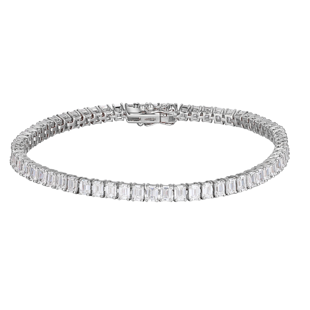 Bransoletka tenisowa z diamentami laboratoryjnymi (B09507 W LGD)