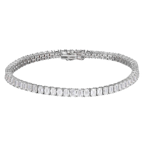 Bransoletka tenisowa z diamentami laboratoryjnymi (B09507 W LGD)