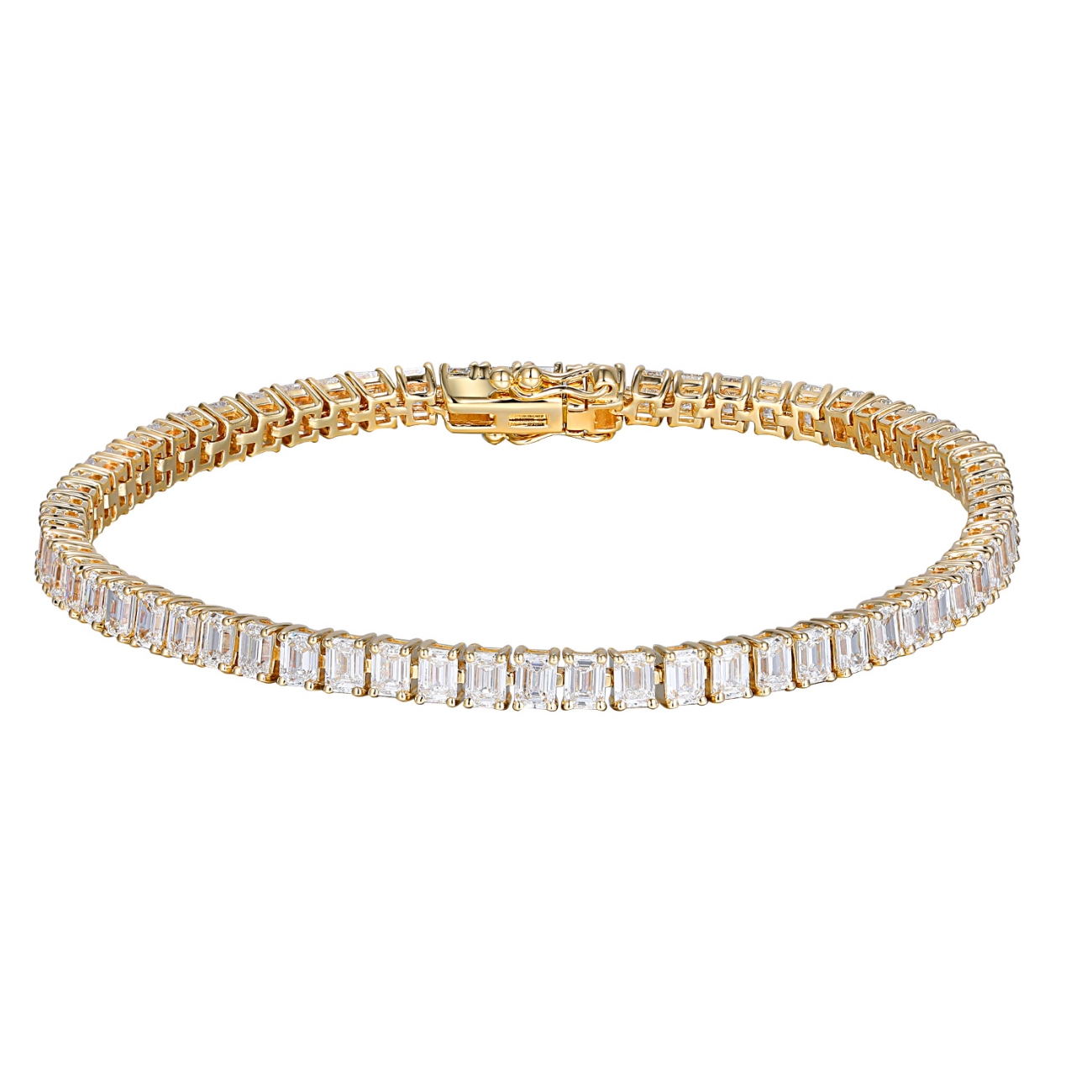 Bransoletka tenisowa z diamentami laboratoryjnymi (B09507 Y LGD)