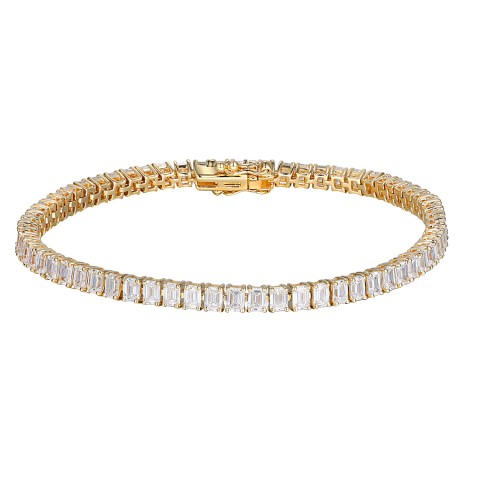 Bransoletka tenisowa z diamentami laboratoryjnymi (B09507 Y LGD)