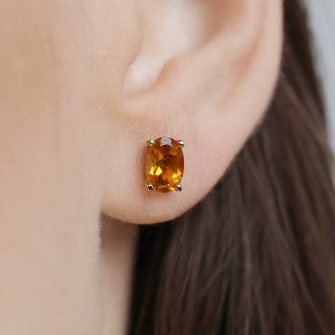 Kolczyki z cytrynami (E43062 Y S CT)