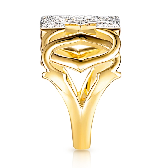 Pierścionek z diamentami (R100445 Y): 10