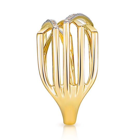 Pierścionek z diamentami (R100446 Y) : 18