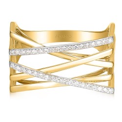 Pierścionek z diamentami (R100446 Y) : 18 - zdjęcie: 3