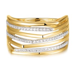 Pierścionek z diamentami (R100447 Y): 10 - zdjęcie: 4