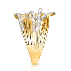 Pierścionek z diamentami (R100448 Y): 15 - zdjęcie: 5