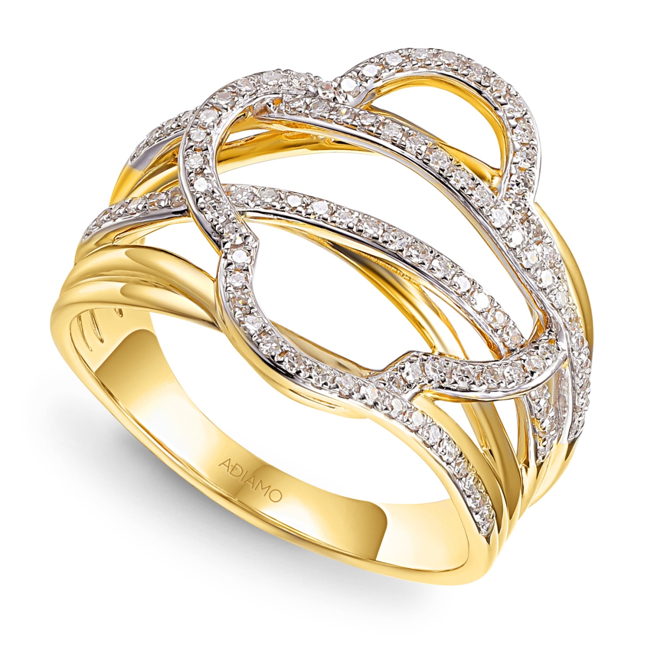 Pierścionek z diamentami (R100448 Y): 15