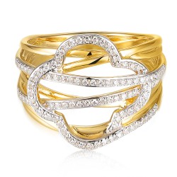 Pierścionek z diamentami (R100448 Y) : 10 - zdjęcie: 4