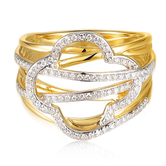 Pierścionek z diamentami (R100448 Y) : 10