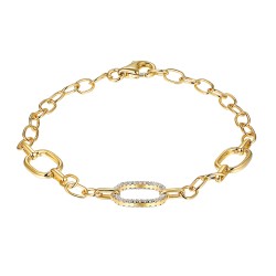 Bransoletka z diamentami (B09905 Y) - zdjęcie: 2