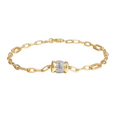 Bransoletka z diamentami (B09907 Y)