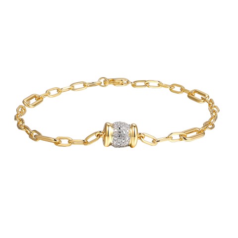 Bransoletka z diamentami (B09907 Y)