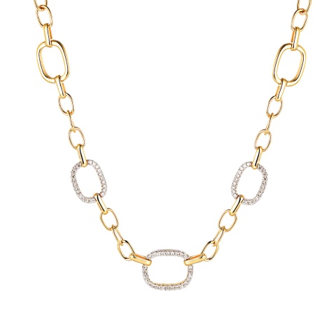 Naszyjnik z diamentami (N12477 Y)