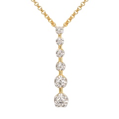 Naszyjnik z diamentami (N12480 Y)