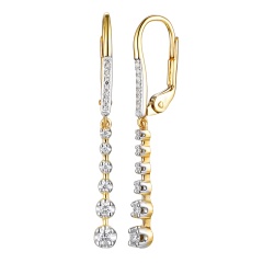 Kolczyki z diamentami (E99065 Y P)