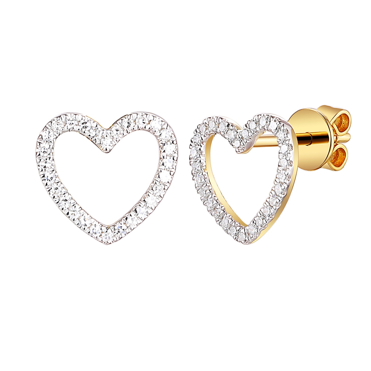 Kolczyki z diamentami (E99155 Y S)