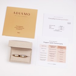 Obrączka ślubna z diamentami, 4 mm (O-R48462 W): 7 - zdjęcie: 3