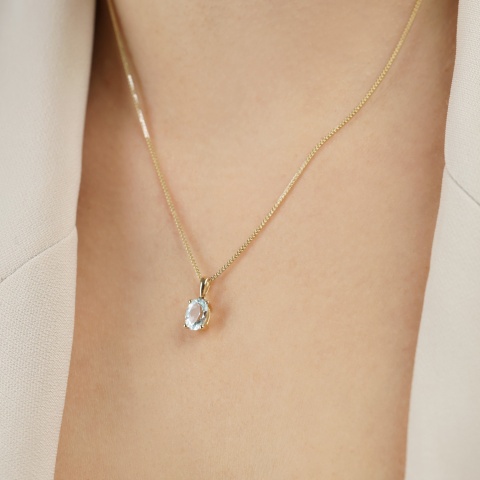 Zawieszka z akwamarynem (P43062 Y AQ)