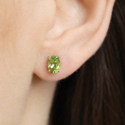 Komplet biżuterii z perydotami (E43062YPT+P43062YPT+R43062YPT) - zdjęcie: 7