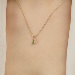 Zawieszka z perydotem (P43737 Y PT) - zdjęcie: 3