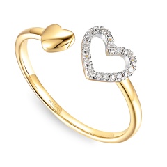 Pierścionek z diamentami (R99019 Y)