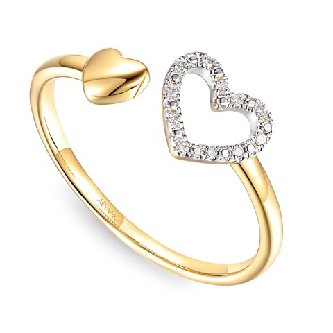 Pierścionek z diamentami (R99019 Y)