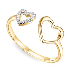 Pierścionek z diamentami (R99018 Y)