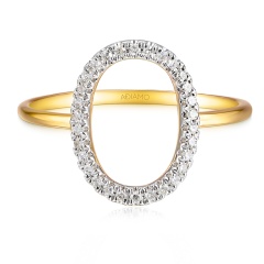 Pierścionek z diamentami (R99152 Y)
