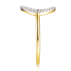 Pierścionek z diamentami (R99154 Y) : 10 - zdjęcie: 4