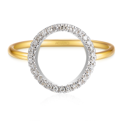 Pierścionek z diamentami (R99154 Y)