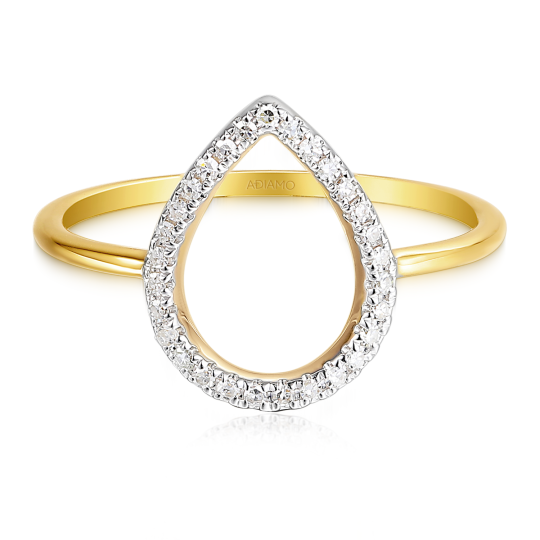 Pierścionek z diamentami (R99156 Y) : 10