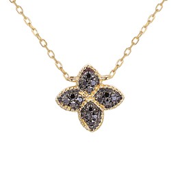 Naszyjnik z diamentami (N12459 Y C BD) - zdjęcie: 2