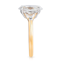 Pierścionek z diamentami laboratoryjnymi (R100736 YW LGD 3,03ct) : 10 - zdjęcie: 5