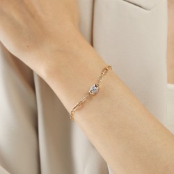 Bransoletka z diamentami (B09907 Y) - zdjęcie: 3