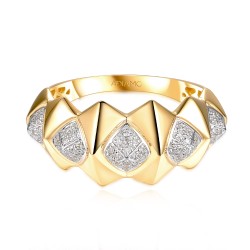 Pierścionek z diamentami (R100719 Y): 16 - zdjęcie: 3