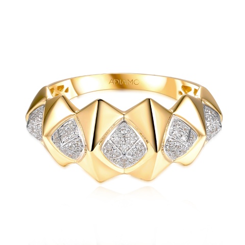 Pierścionek z diamentami (R100719 Y)