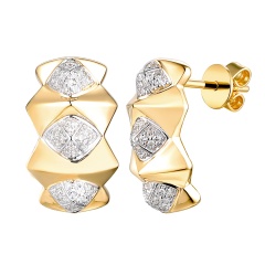 Kolczyki z diamentami (E100719 Y S)