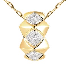 Zawieszka z diamentami (P100719 Y) - zdjęcie: 2