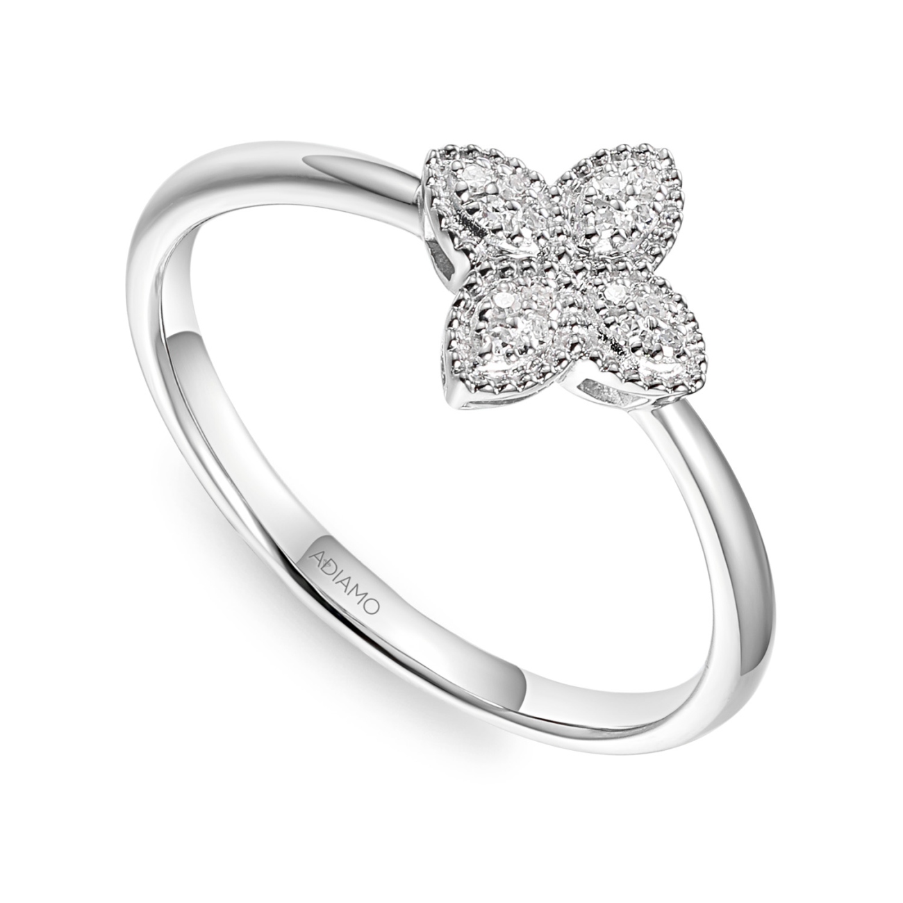 Pierścionek z diamentami (R98895 W): 10