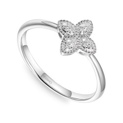 Pierścionek z diamentami (R98895 W): 10 - zdjęcie: 2