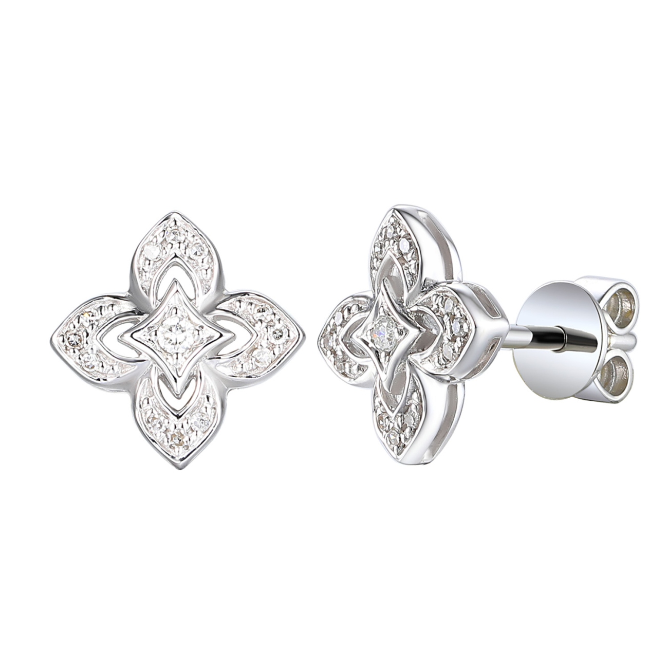 Kolczyki z diamentami (E98899 W S)