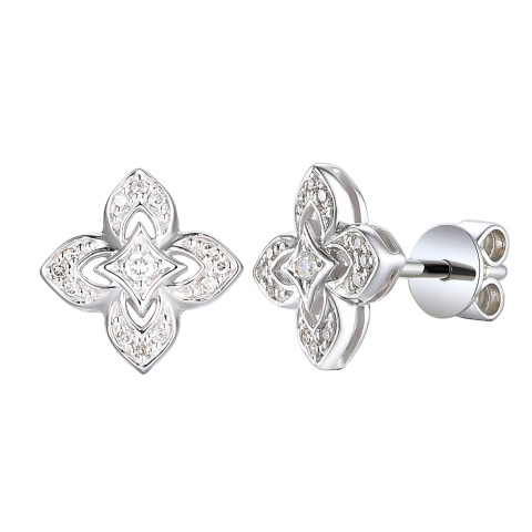 Kolczyki z diamentami (E98899 W S)