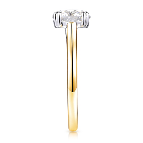 Pierścionek z diamentem laboratoryjnym (R99994 YW LGD 2,00ct): 10