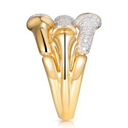 Pierścionek z diamentami (R95434 Y): 10 - zdjęcie: 4